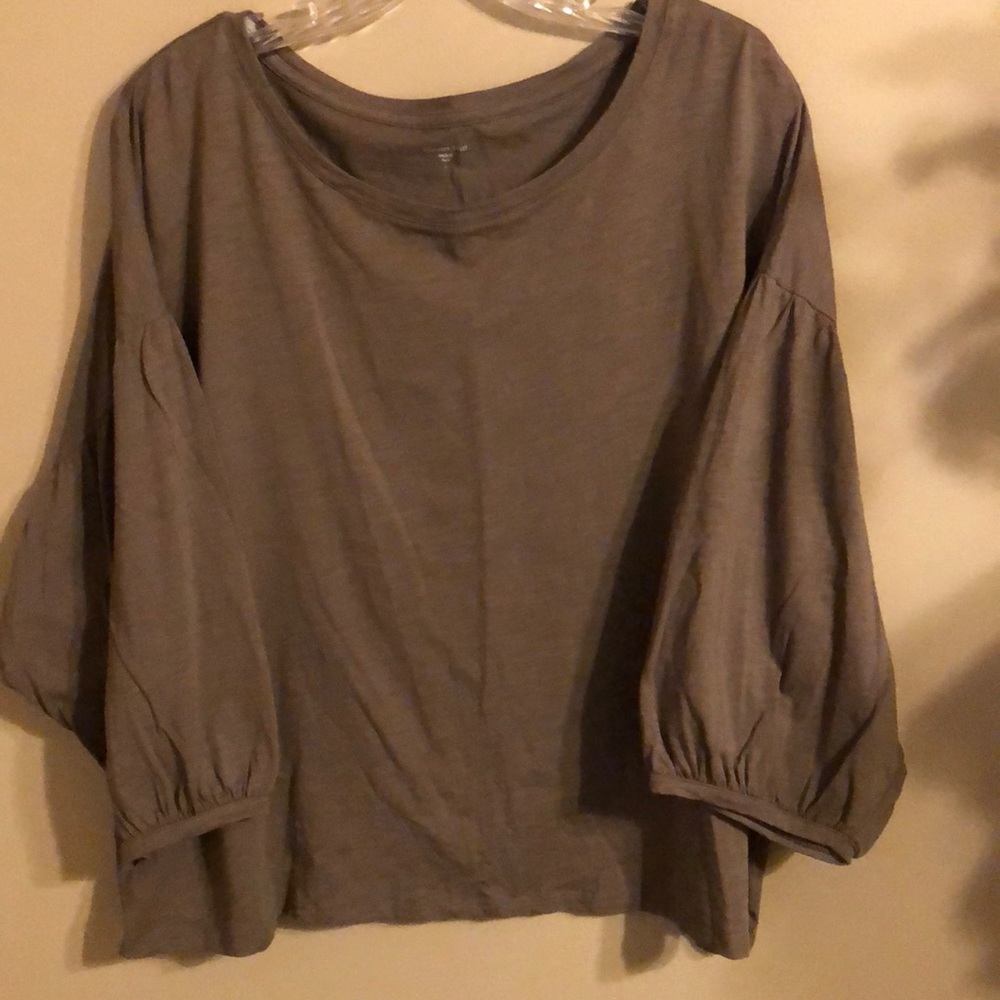 GarnetHill Drop Sleeve Knit Top